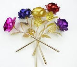 24K Gold Rose Gift Box